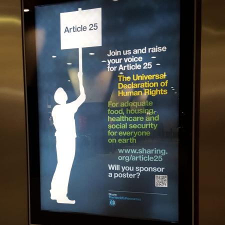 Article 25 billboard campaign 2021