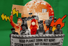 Global climate strike. Dead planet soon, act now! System change, not climate change!